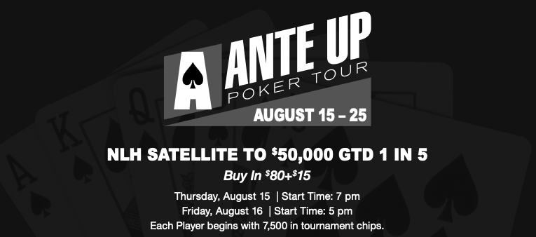 2019 Ante Up Reno $95 Satellite